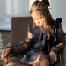 Платье для девочки нарядное БУШОН ST50, отделка фатин, цвет темно-синий